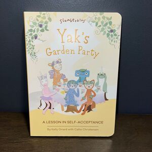 Slumberkins Board Book “Yak’s Garden Party”